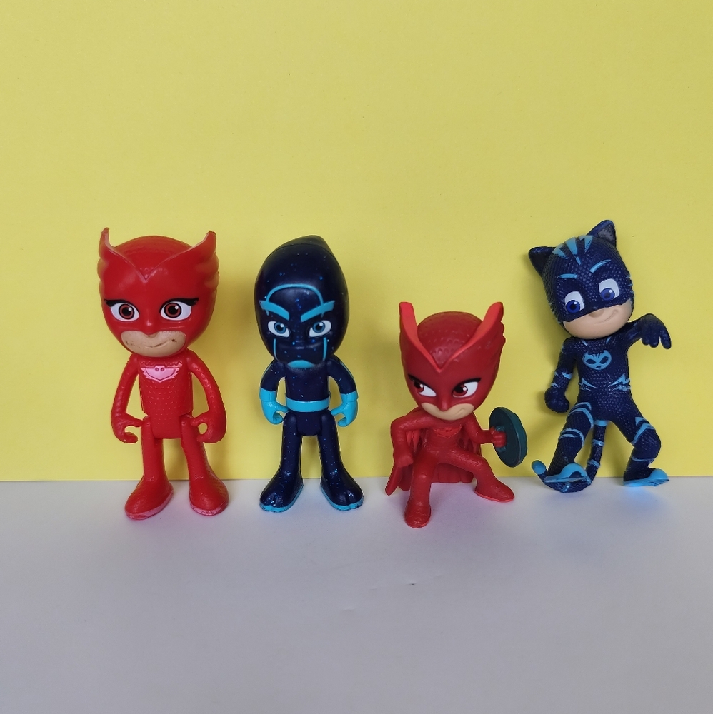 4/$50⭐️Lot of 4 PJ Masks Collectible Figures